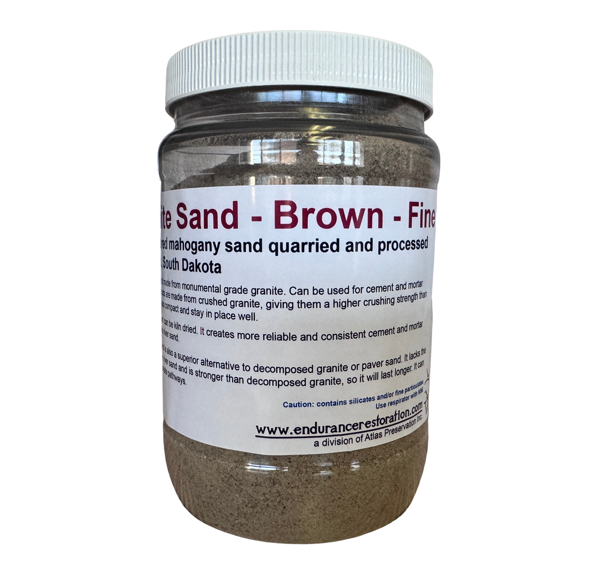 Granite Sand - Brown - Fine-Endurance Restoration Products-Atlas Preservation