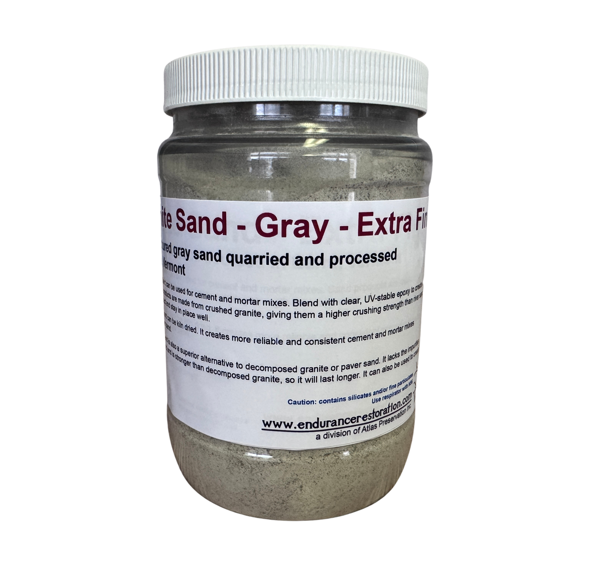 Granite Sand - Gray - Extra Fine-Endurance Restoration Products-Atlas Preservation
