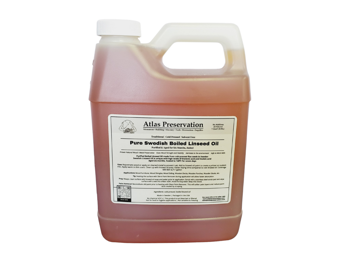 Pure Swedish Boiled Linseed Oil-Atlas Preservation-Atlas Preservation