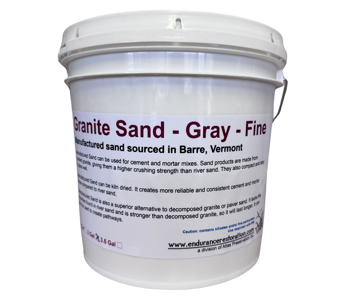 Granite Sand - Gray - Fine-Endurance Restoration Products-Atlas Preservation