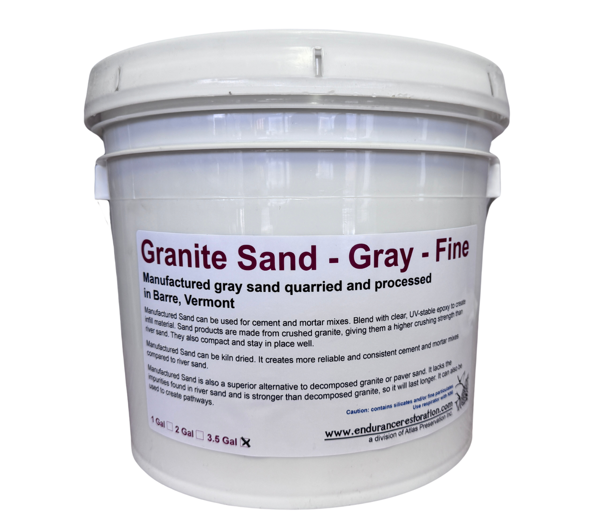 Granite Sand - Gray - Fine-Endurance Restoration Products-Atlas Preservation