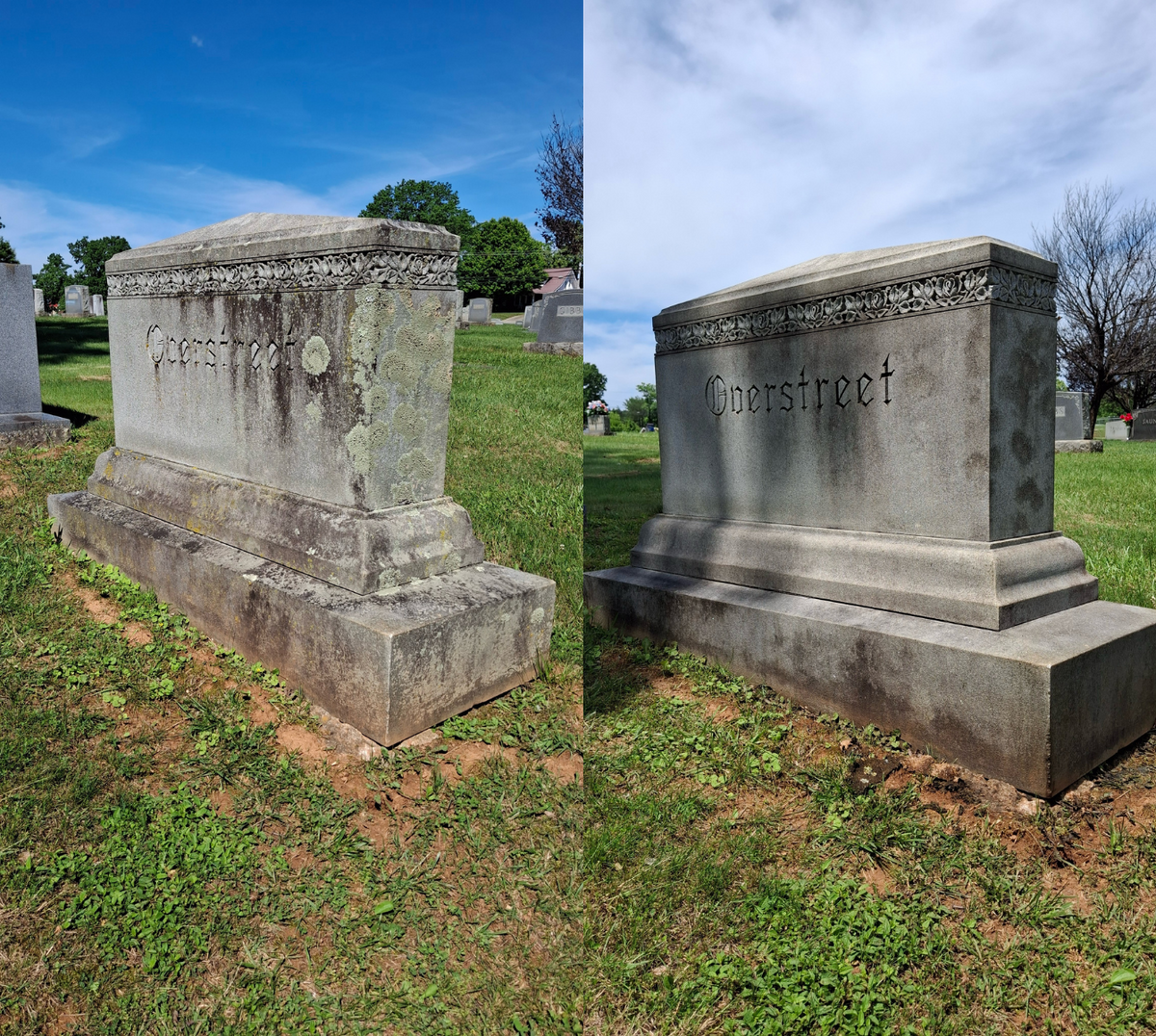 Gravestone & Monument Cleaning - Event Set-Endurance Restoration Products-Atlas Preservation