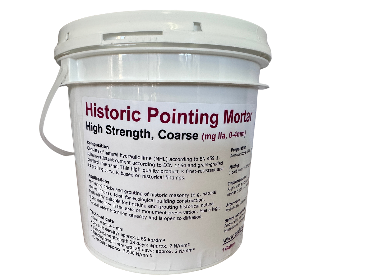 Historic Pointing Mortar - High Strength, Coarse-Otterbein-Atlas Preservation