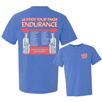 48 State Tour Takes Endurance Tee