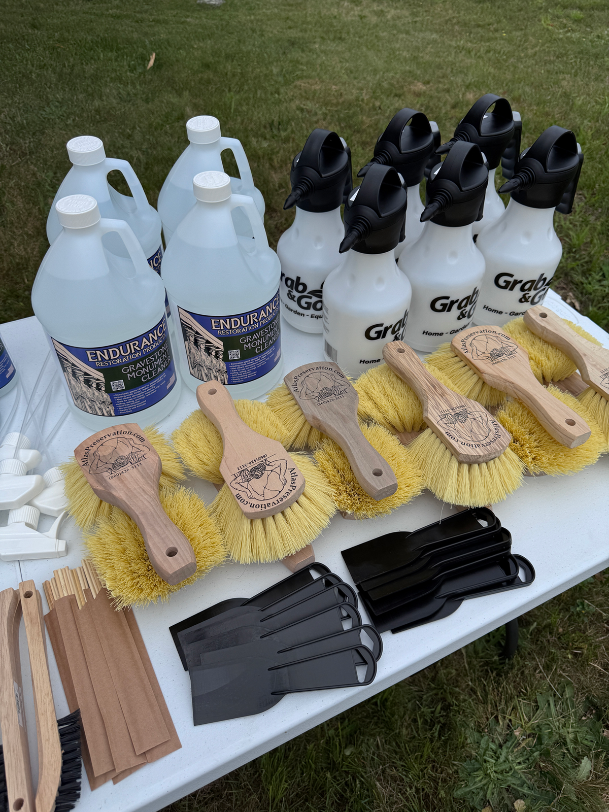 Gravestone & Monument Cleaning - Event Set