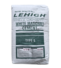 Lehigh White Masonry Cement-Endurance Restoration Products-Atlas Preservation