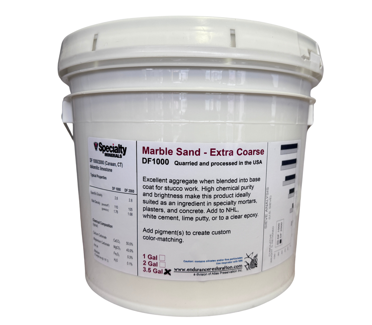 Marble Sand - Extra Coarse-Endurance Restoration Products-Atlas Preservation