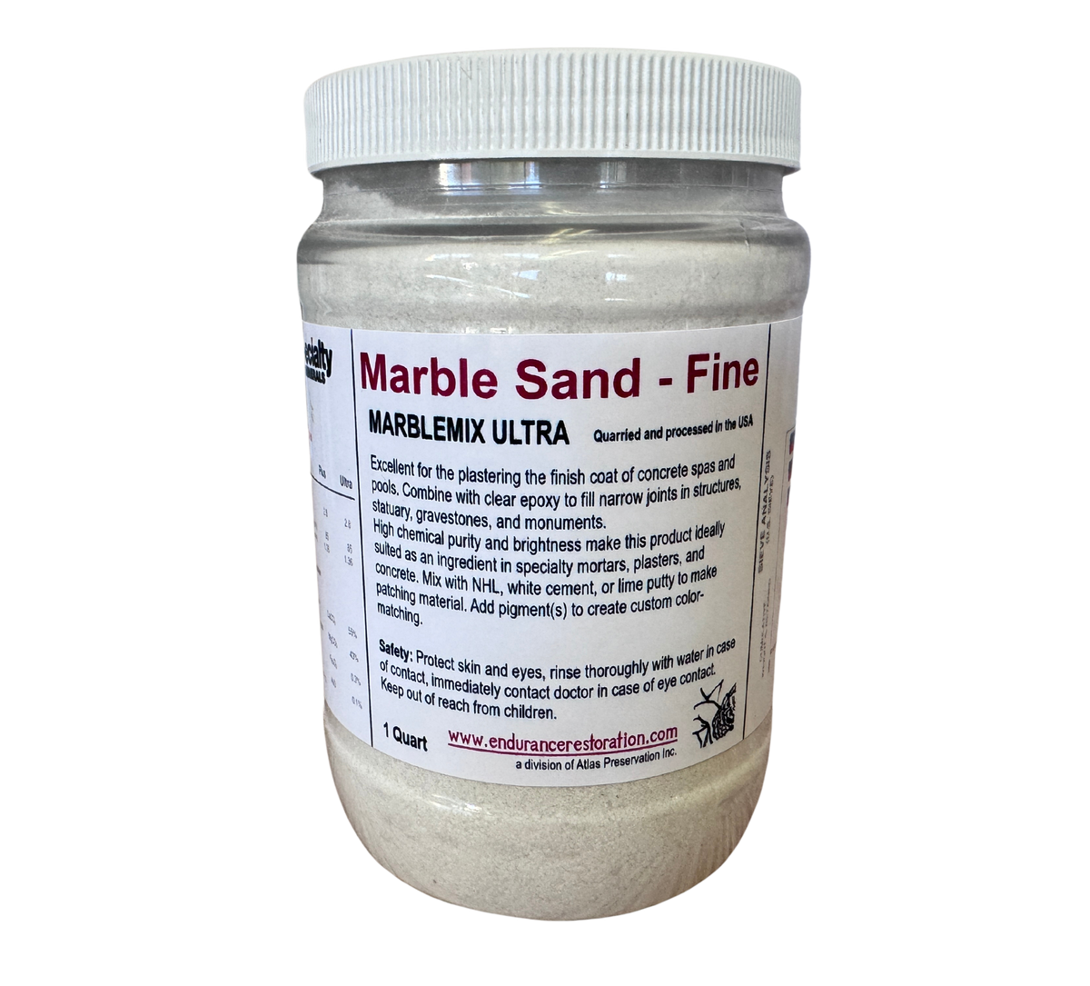 Marble Sand - Fine-Endurance Restoration Products-Atlas Preservation