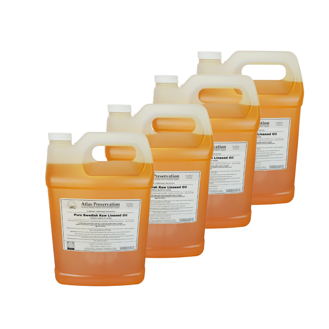 Pure Swedish Raw Linseed Oil-Atlas Preservation-Atlas Preservation