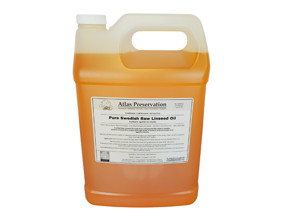 Pure Swedish Raw Linseed Oil-Atlas Preservation-Atlas Preservation