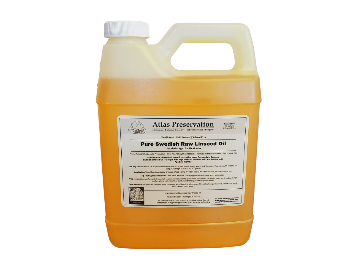 Pure Swedish Raw Linseed Oil-Atlas Preservation-Atlas Preservation