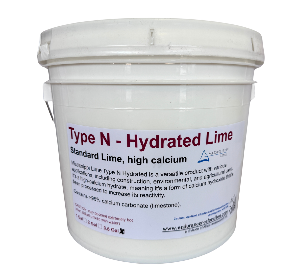 Type N - Hydrated Lime-Endurance Restoration Products-Atlas Preservation