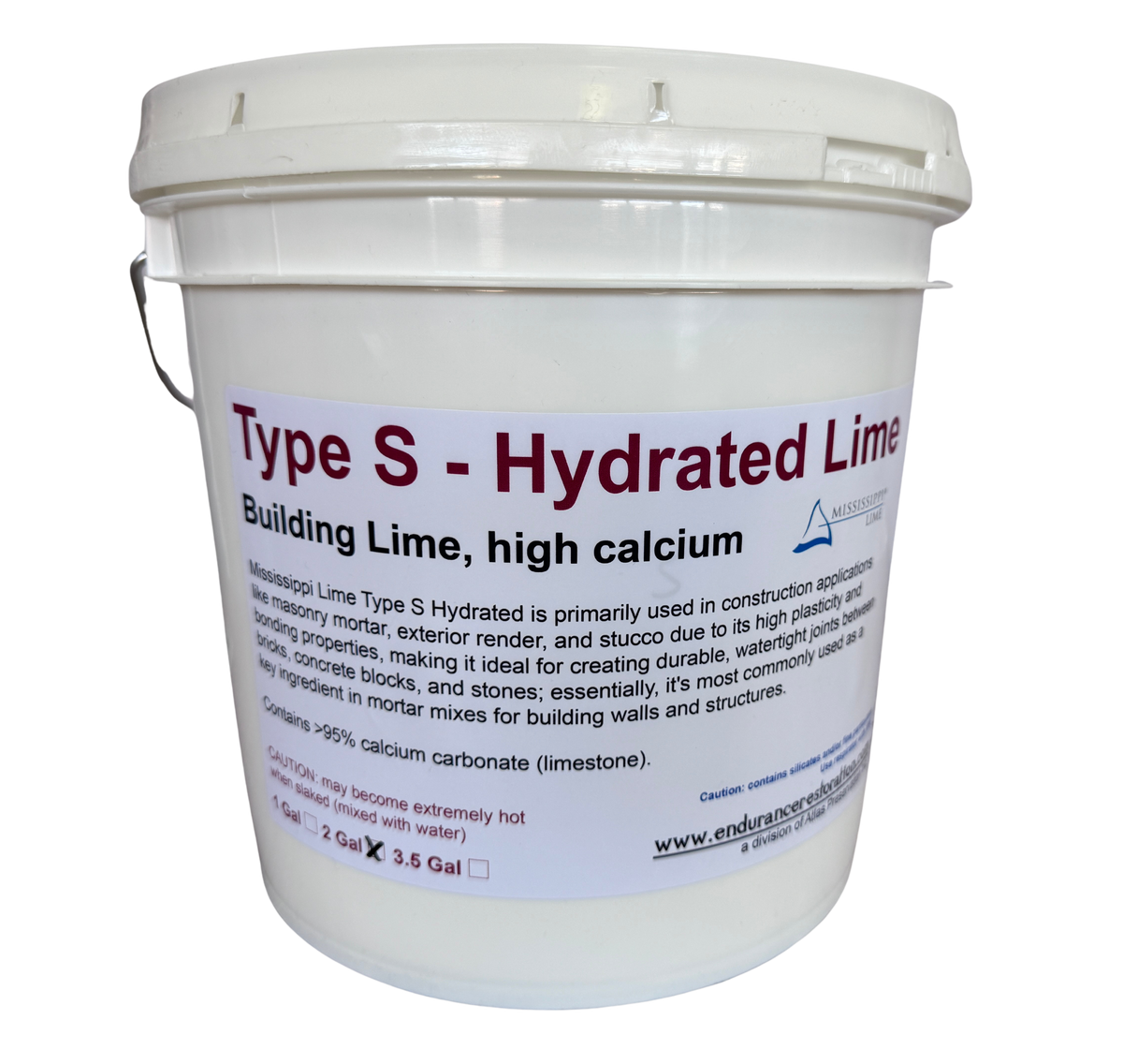 Type S - Hydrated Lime-Endurance Restoration Products-Atlas Preservation